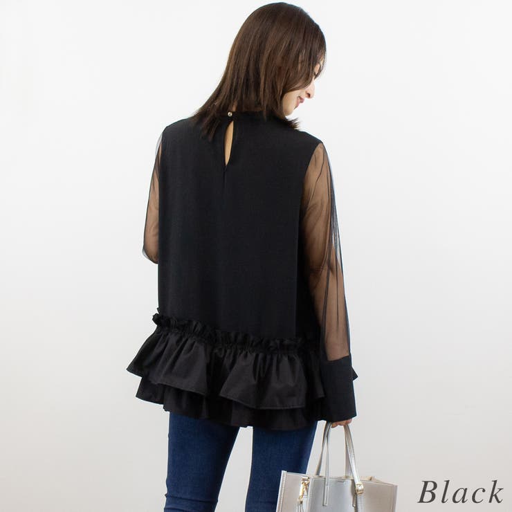 バブルヘムシアースリーブトップス | A.NATALY | 詳細画像1 