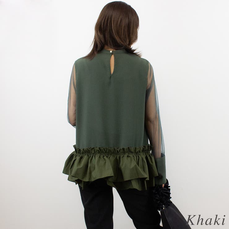 バブルヘムシアースリーブトップス | A.NATALY | 詳細画像5 