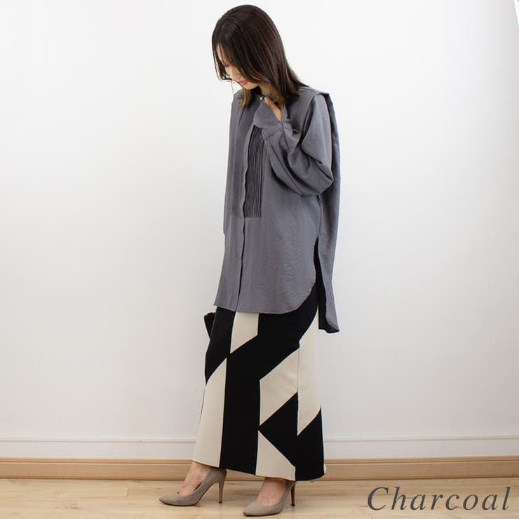 プザムピンタックシャツ・ブラウス | A.NATALY | 詳細画像6 