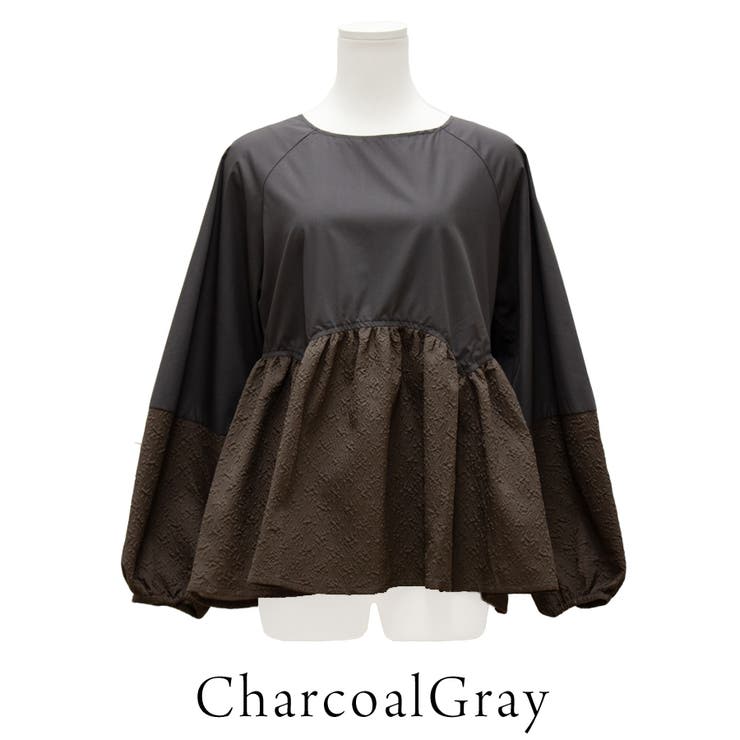 アーケードフクレジャガードペプラムブラウス | A.NATALY | 詳細画像8 