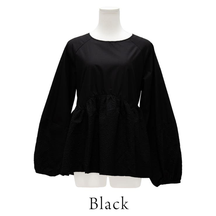 アーケードフクレジャガードペプラムブラウス | A.NATALY | 詳細画像9 