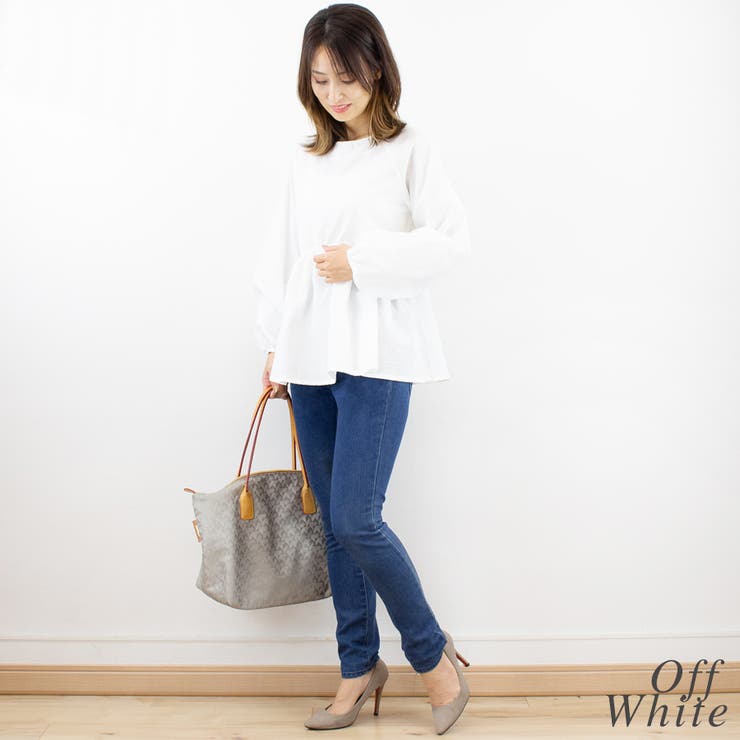 アーケードフクレジャガードペプラムブラウス | A.NATALY | 詳細画像4 