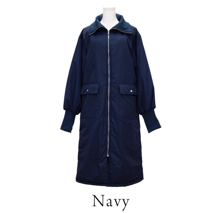 リブスタンドカラーロングダウン | A.NATALY | 詳細画像11 