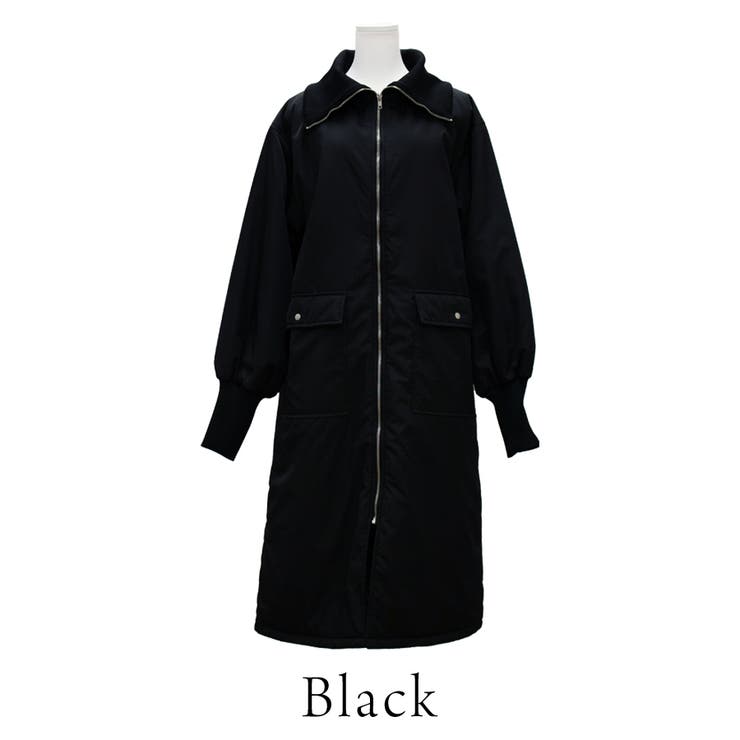 リブスタンドカラーロングダウン | A.NATALY | 詳細画像12 