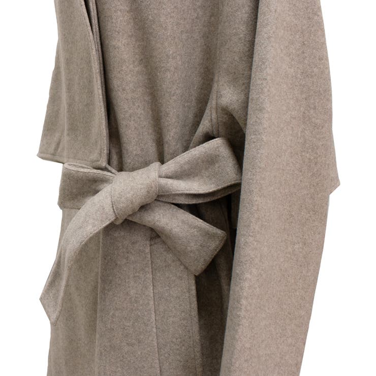 フェイクウールスタンドカラーケープコート | A.NATALY | 詳細画像14 