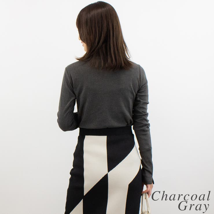 ハイネック指穴カットソー | A.NATALY | 詳細画像9 