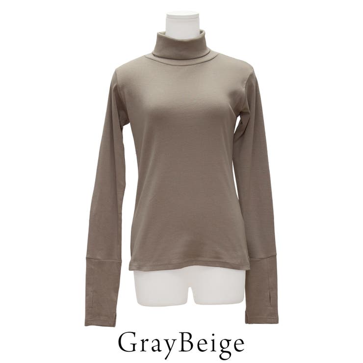 ハイネック指穴カットソー | A.NATALY | 詳細画像12 