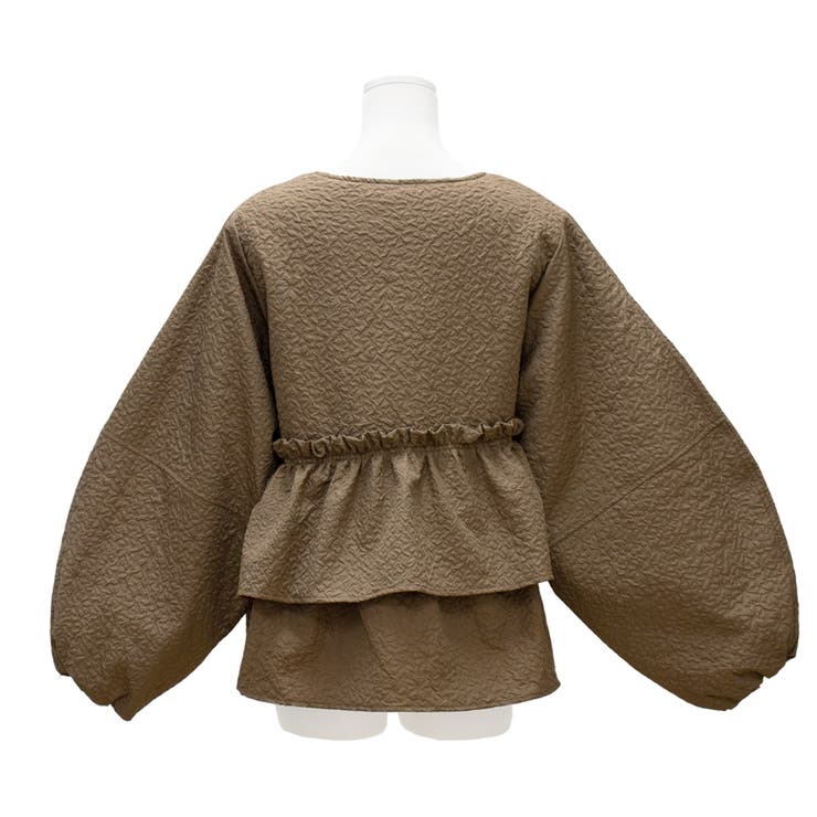 ふくれジャガード中綿フリルジャケット | A.NATALY | 詳細画像11 