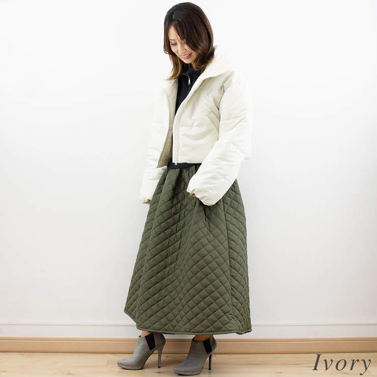 ファイバーダウンスタンドカラーショート丈ジャケット | A.NATALY | 詳細画像4 