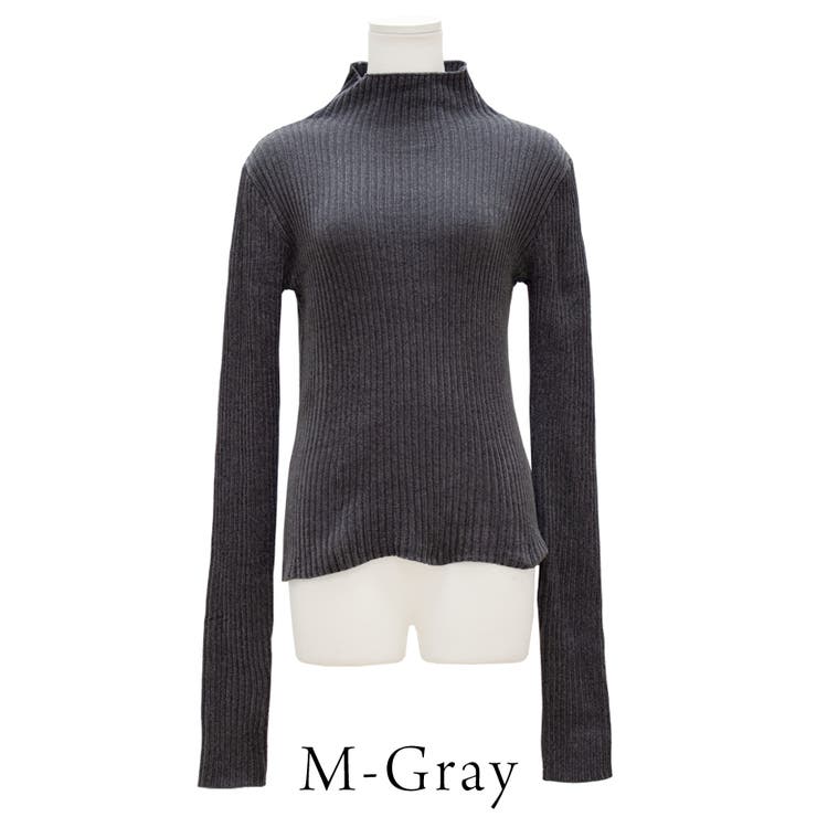 モール糸リブハイネックプルオーバー | A.NATALY | 詳細画像10 