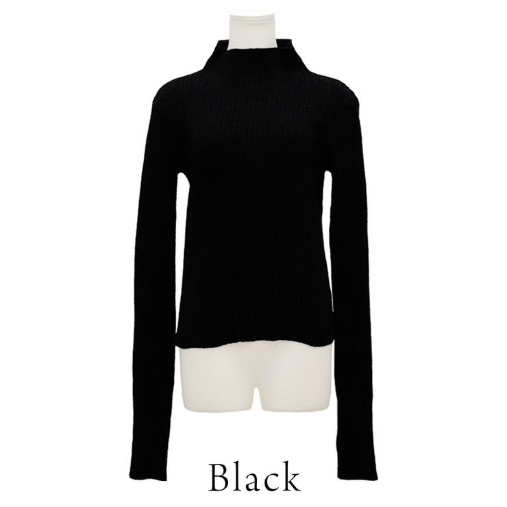 モール糸リブハイネックプルオーバー | A.NATALY | 詳細画像12 