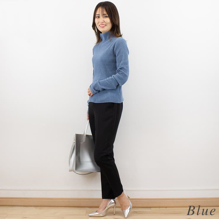 モール糸リブハイネックプルオーバー | A.NATALY | 詳細画像2 