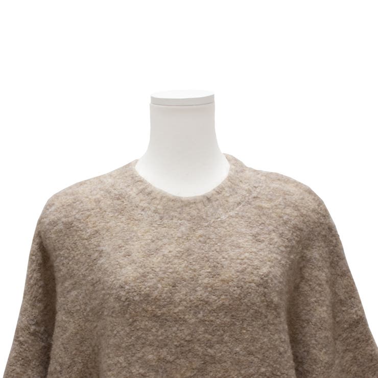 ウール混ブークレーショート丈ニット | A.NATALY | 詳細画像15 