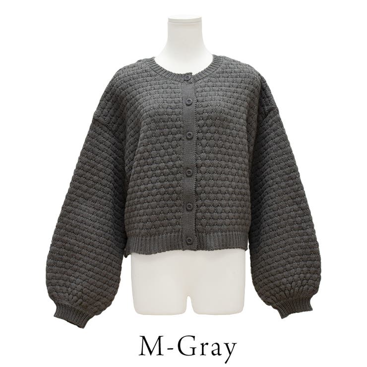 ポップコーン前後２WAYカーディガン | A.NATALY | 詳細画像10 