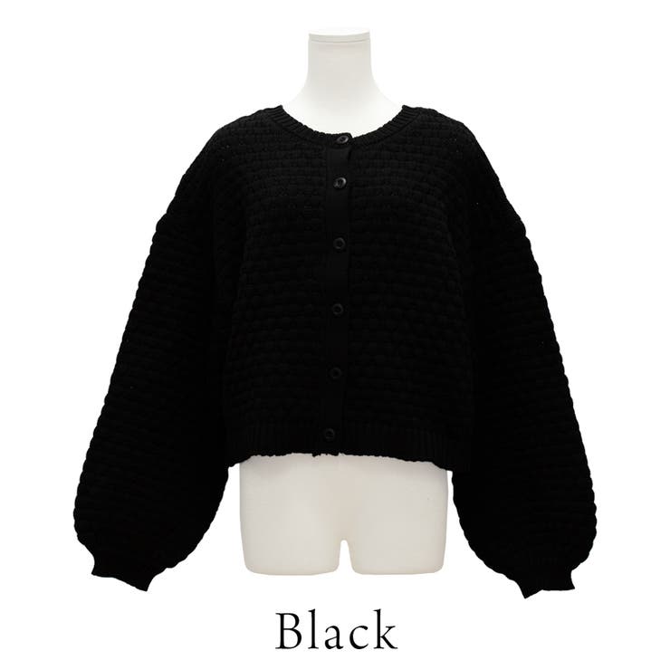 ポップコーン前後２WAYカーディガン | A.NATALY | 詳細画像12 