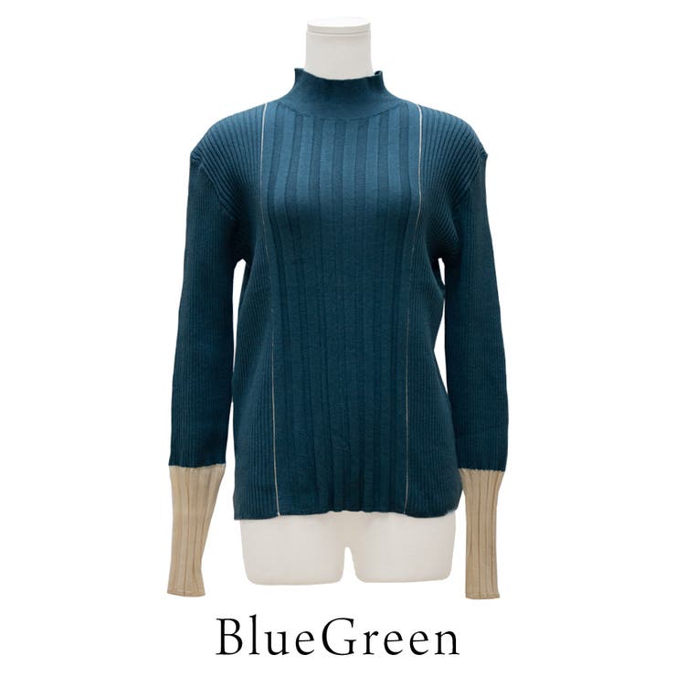 ライン配色リブニットプルオーバー | A.NATALY | 詳細画像11 