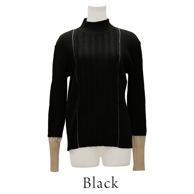 ライン配色リブニットプルオーバー | A.NATALY | 詳細画像12 