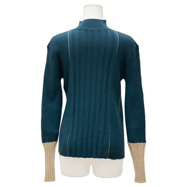 ライン配色リブニットプルオーバー | A.NATALY | 詳細画像14 