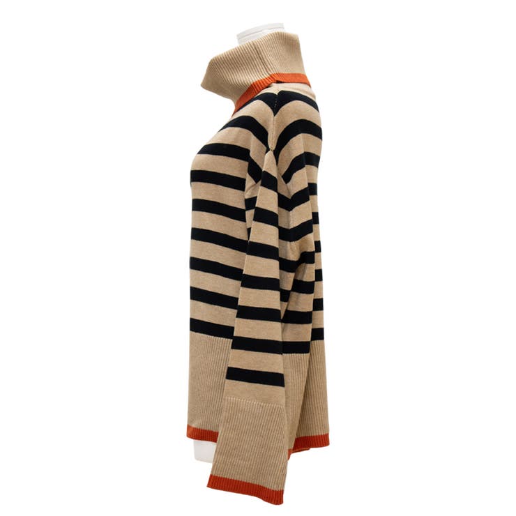 ボーダーオフタートルニット | A.NATALY | 詳細画像10 