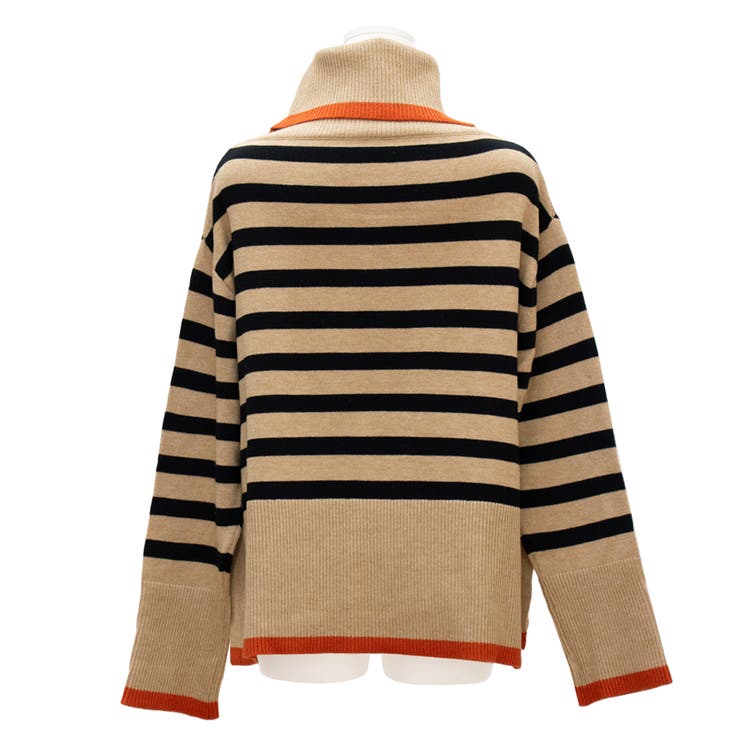 ボーダーオフタートルニット | A.NATALY | 詳細画像11 