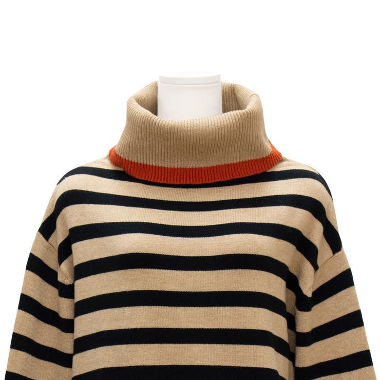 ボーダーオフタートルニット | A.NATALY | 詳細画像12 