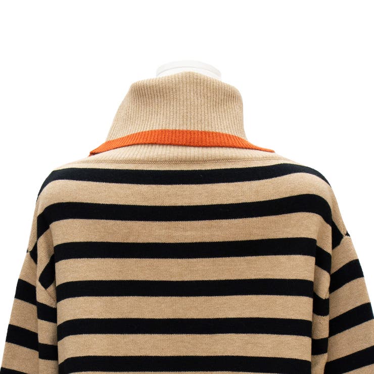 ボーダーオフタートルニット | A.NATALY | 詳細画像13 