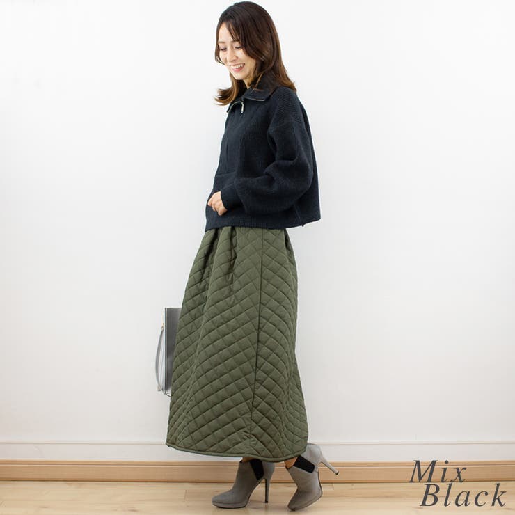 ハーフジップハイネックニット | A.NATALY | 詳細画像8 