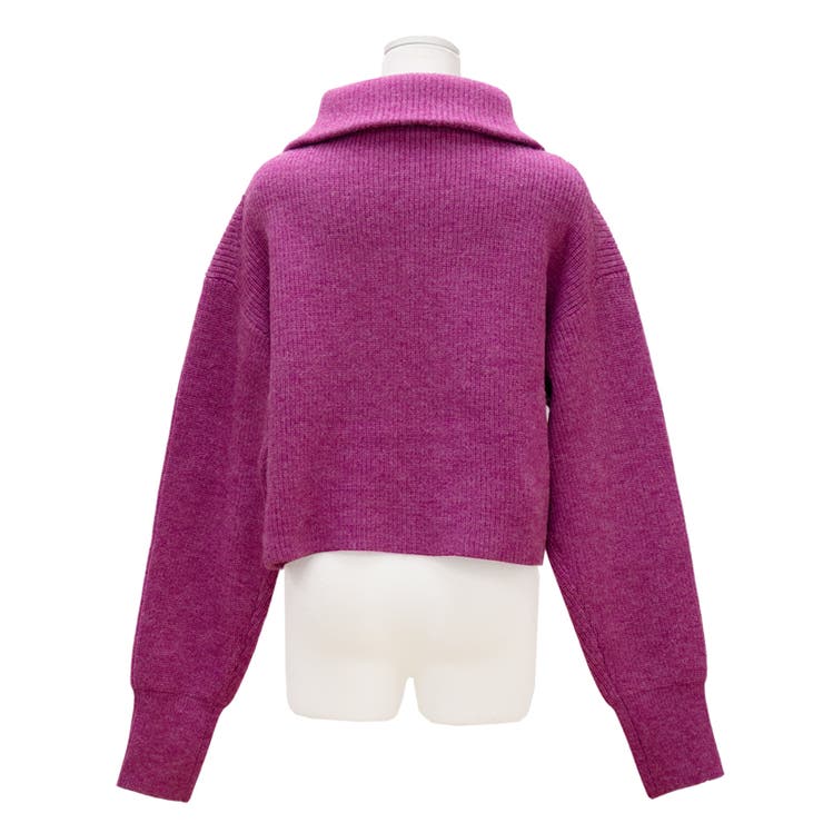 ハーフジップハイネックニット | A.NATALY | 詳細画像14 