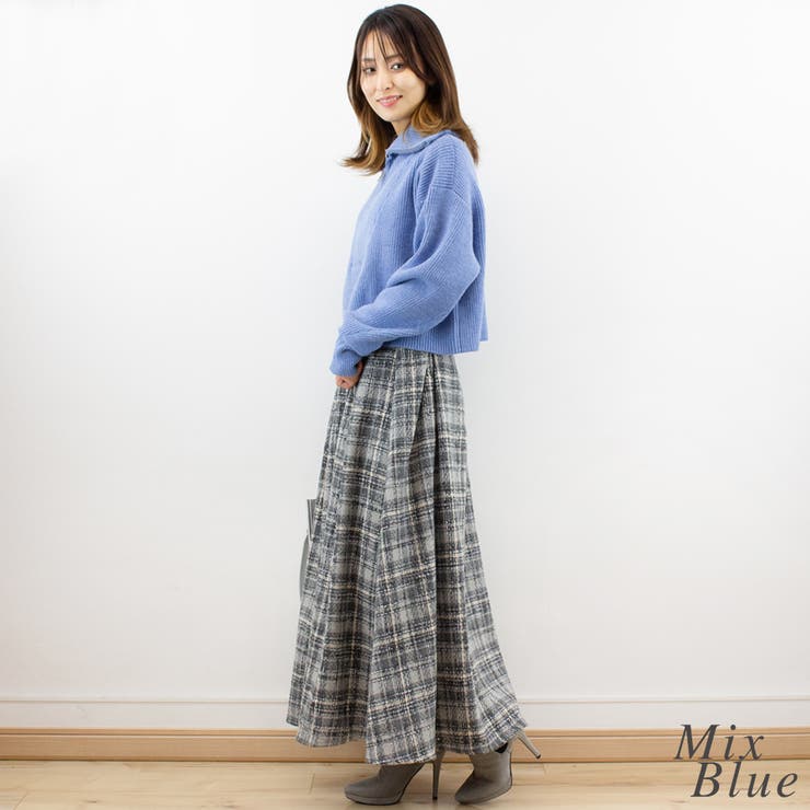 ハーフジップハイネックニット | A.NATALY | 詳細画像2 