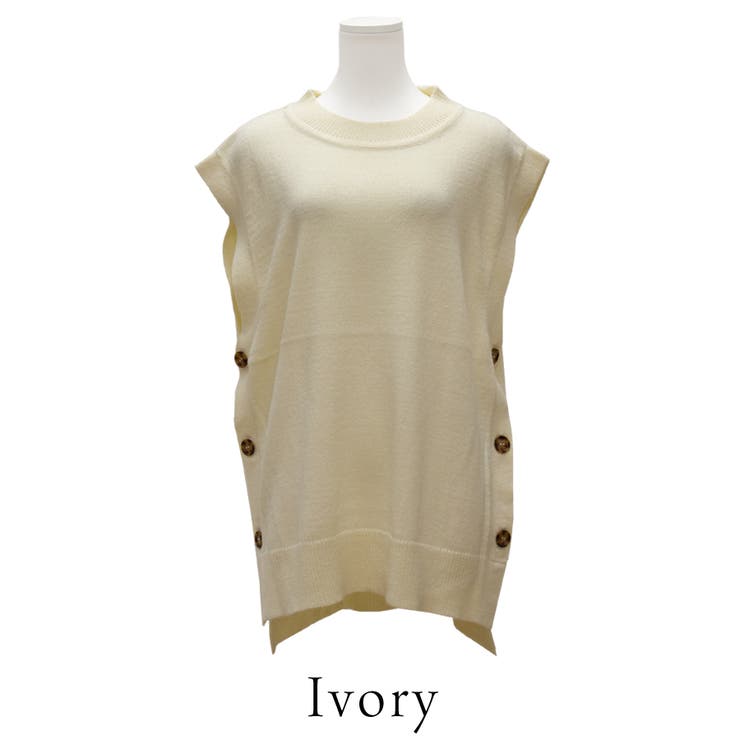 サイドボタンベスト | A.NATALY | 詳細画像9 