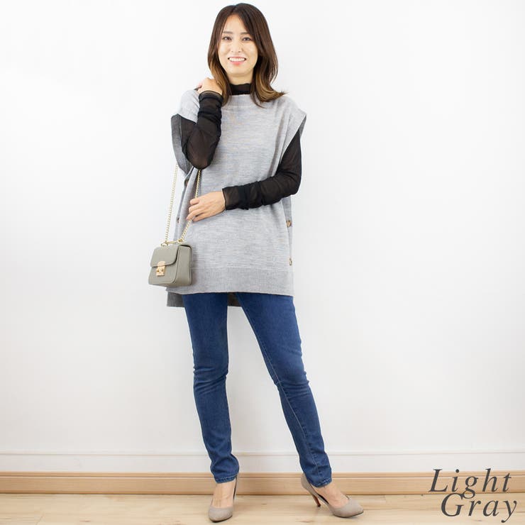 サイドボタンベスト | A.NATALY | 詳細画像2 