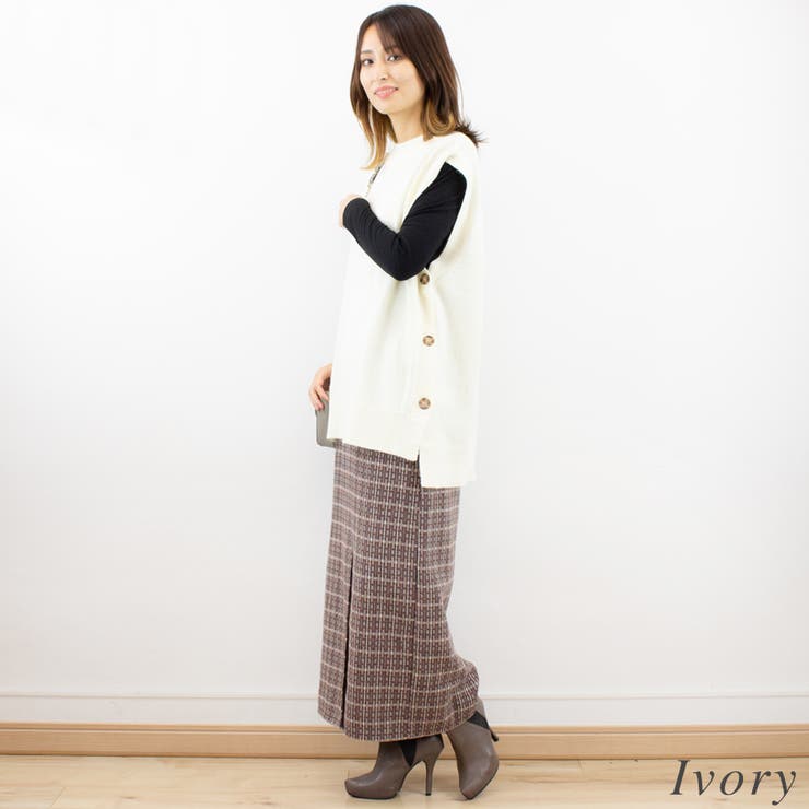 サイドボタンベスト | A.NATALY | 詳細画像4 