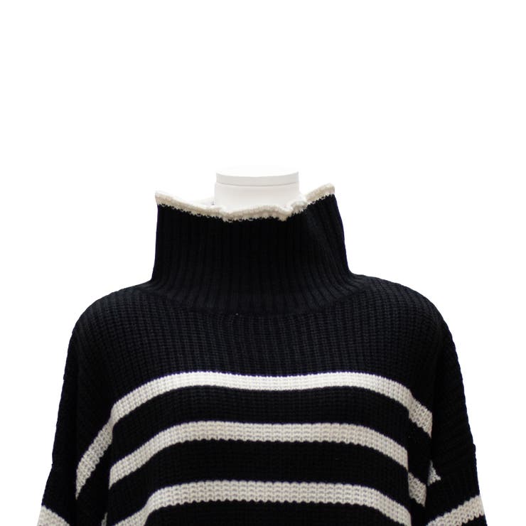 ハイネックボーダーニットプルオーバー | A.NATALY | 詳細画像12 