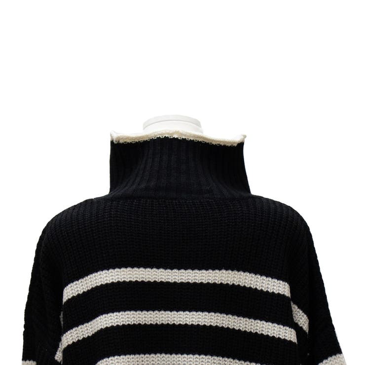 ハイネックボーダーニットプルオーバー | A.NATALY | 詳細画像13 