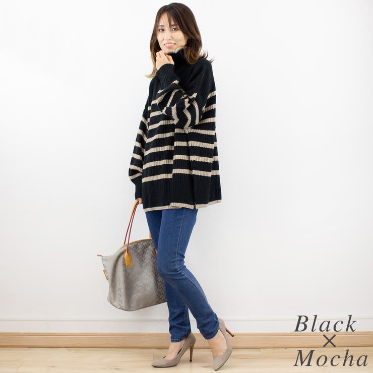 ハイネックボーダーニットプルオーバー | A.NATALY | 詳細画像2 