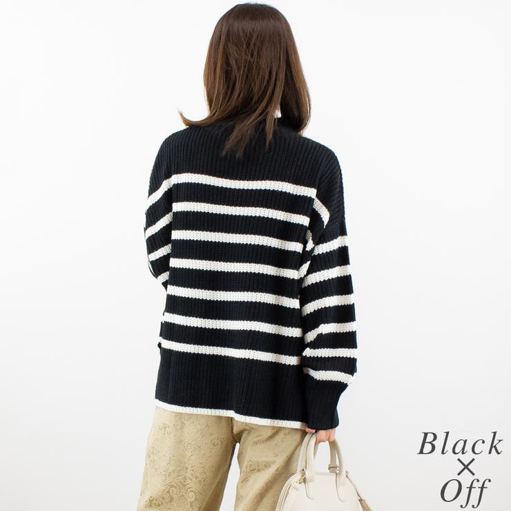 ハイネックボーダーニットプルオーバー | A.NATALY | 詳細画像5 