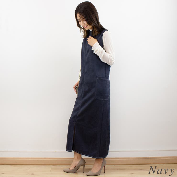 スエード２WAYワンピース | A.NATALY | 詳細画像4 