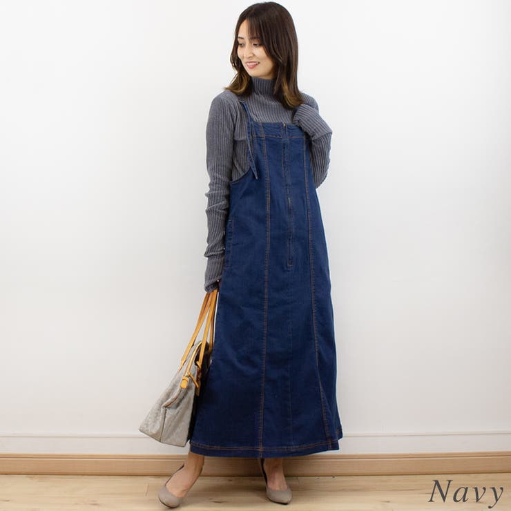 前ジッパーデニムジャンスカ | A.NATALY | 詳細画像1 