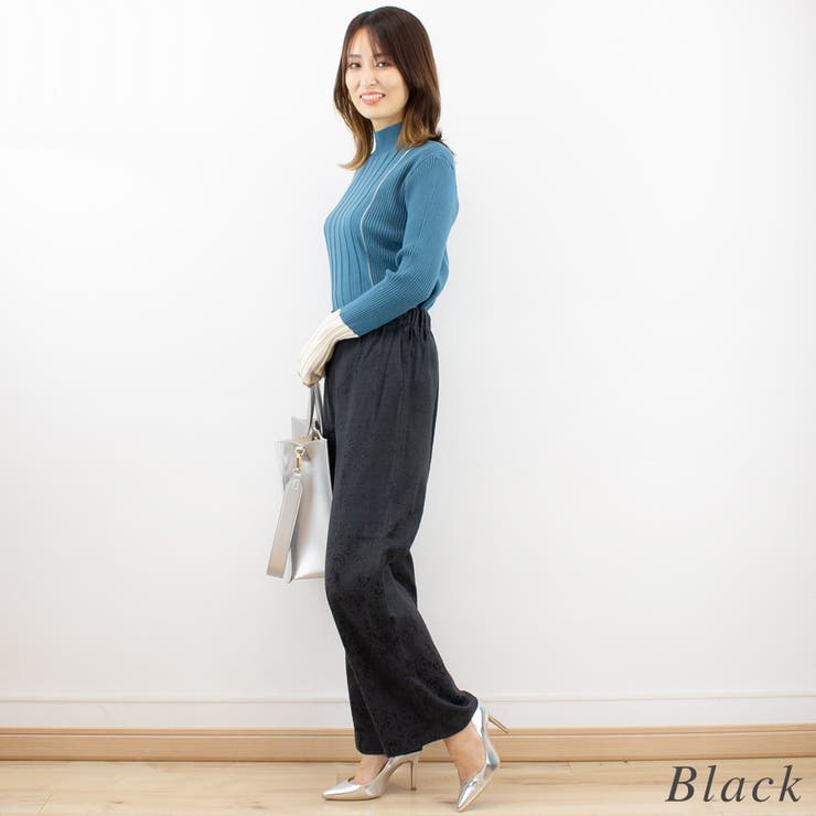 ダマスクジャガードパンツ | A.NATALY | 詳細画像7 