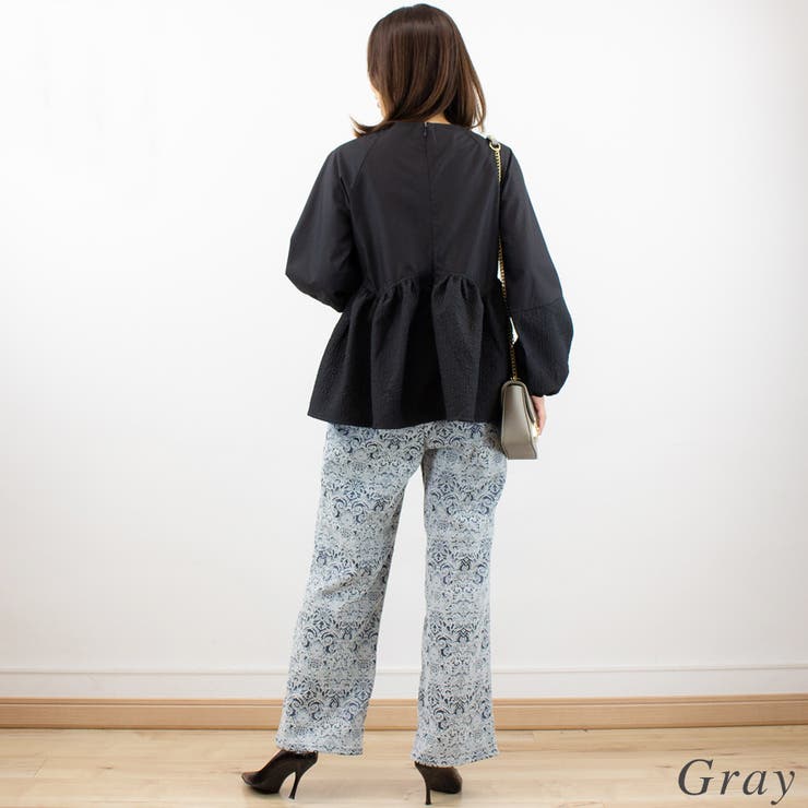 ダマスクジャガードパンツ | A.NATALY | 詳細画像2 