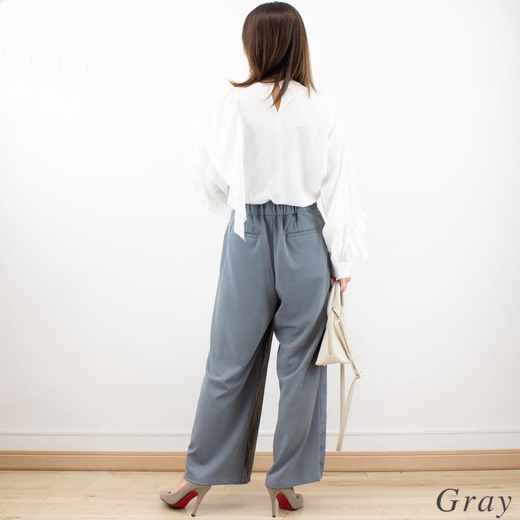 バリアスパターンラップパンツ | A.NATALY | 詳細画像2 