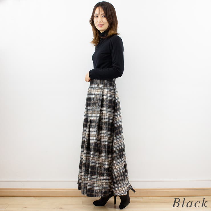 ツイードチェックタックスカート | A.NATALY | 詳細画像5 