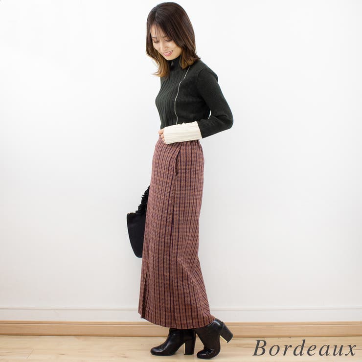 ツイードチェックタイトスカート | A.NATALY | 詳細画像5 