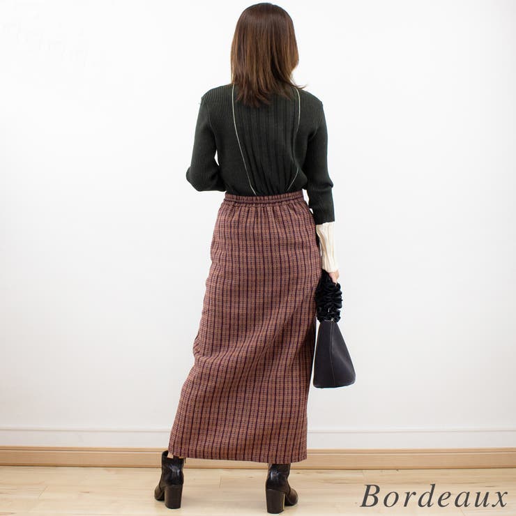 ツイードチェックタイトスカート | A.NATALY | 詳細画像6 