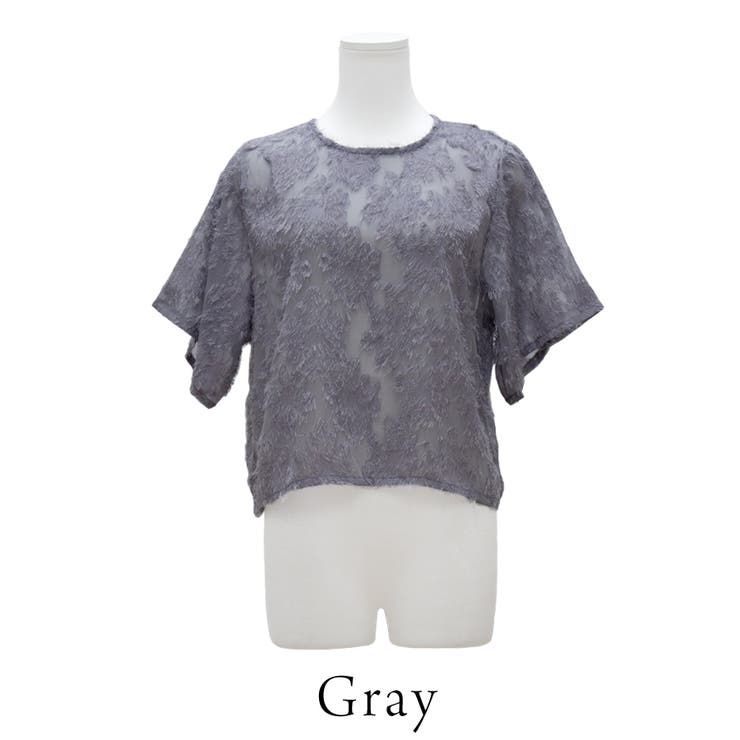 フリンジジャガードブラウス | A.NATALY | 詳細画像8