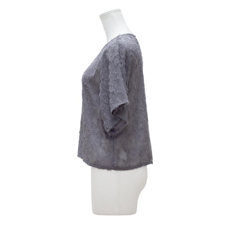 フリンジジャガードブラウス | A.NATALY | 詳細画像10