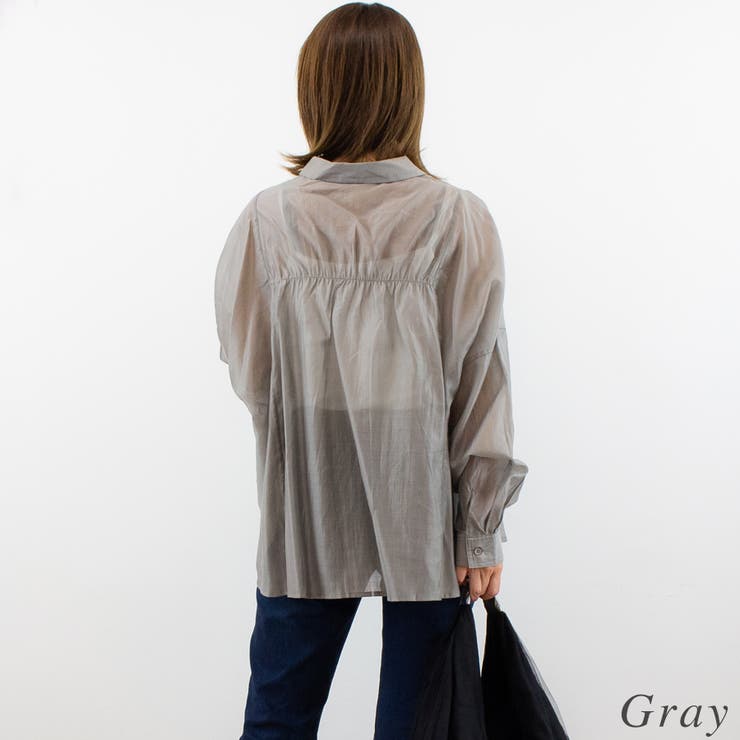 シアーリヨセルシャツ | A.NATALY | 詳細画像1 