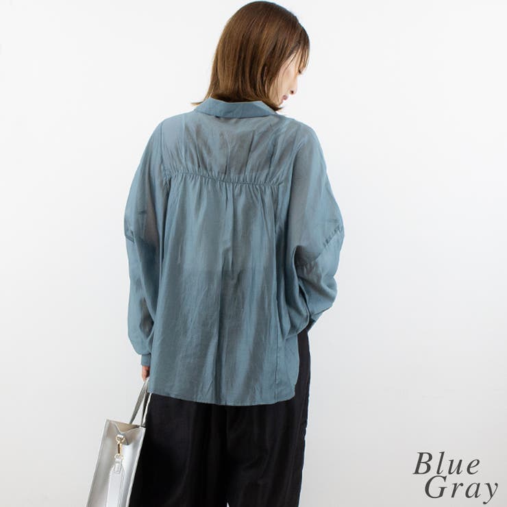 シアーリヨセルシャツ | A.NATALY | 詳細画像5 