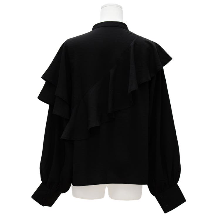 アシメフリルブラウス | A.NATALY | 詳細画像8 