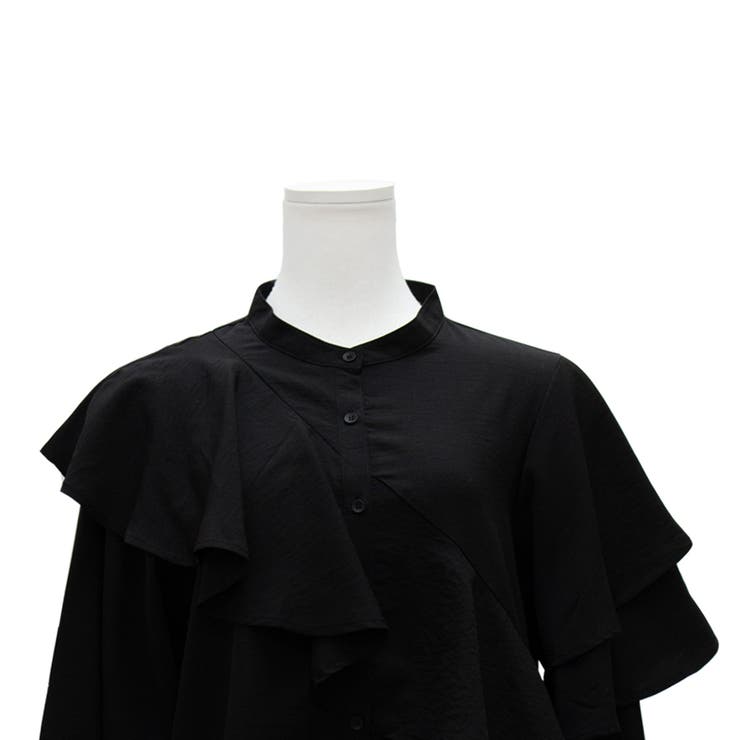 アシメフリルブラウス | A.NATALY | 詳細画像9 